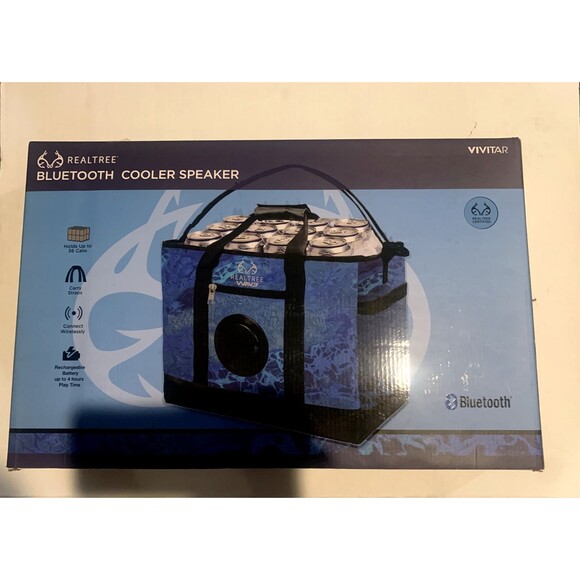 REALTREE Bluetooth Cooler Speaker - NEW(SEE PHOTOS) - Picture 1 of 2